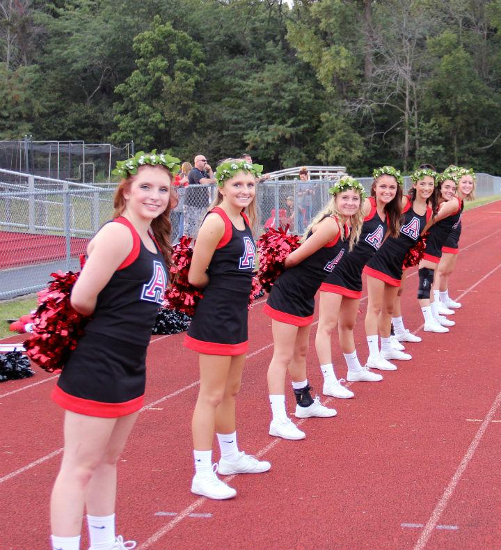 JAHS cheerleaders embrace spirit