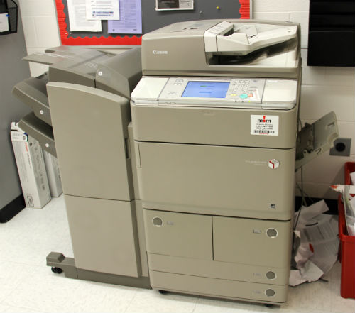 Teachers printer in the teacher workroom