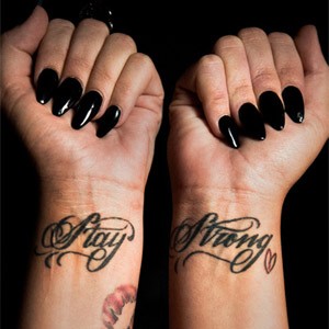 Demi Lovatos Stay Strong Tattoos