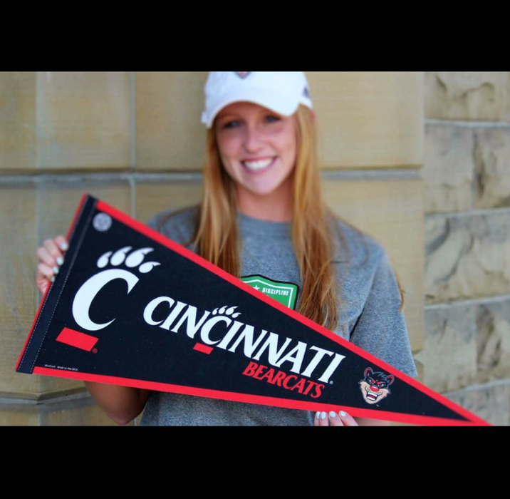 School News Reporter, Riley Gruenbaum reps the University of Cincinnati, the college she plans on attending! 