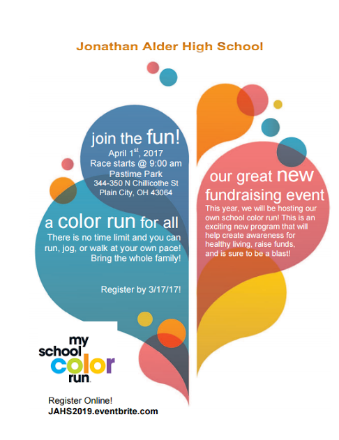 JAHS Sophomore class to host a Color Run