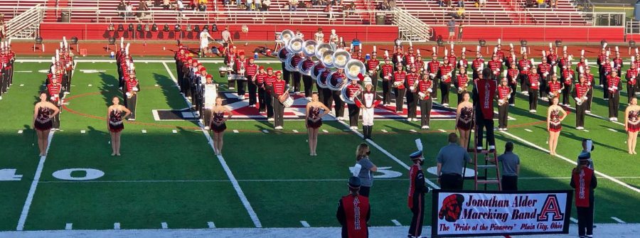 “When I'm in band, that’s my focus and I just have fun,” said Sophomore marcher Mike Polsinelli. “This year has been different with Corona for sure, but we all followed the guidelines that were given which has allowed us to still do and enjoy band. Something all of us love.” Even with the guidelines restricting the band to home games, the marchers are just happy to have a season and chances to perform. 