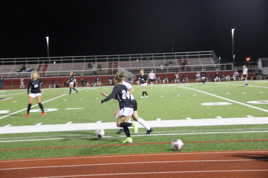 The varsity girls soccer team rolls into the post season