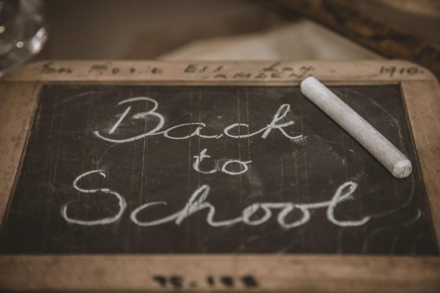 Going back to school full time at Jonathan Alder Highschool. Photo from- https://unsplash.com/s/photos/school