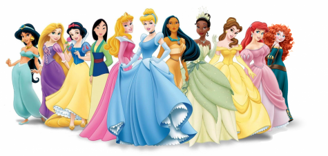 The 11 princesses of the Disney princess collection. 
