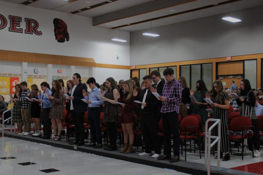 JAHS Inducts new class of National Honor Society