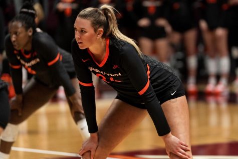 Alder Alumni Ava Francis has played one season of volleyball at Virginia Tech. 