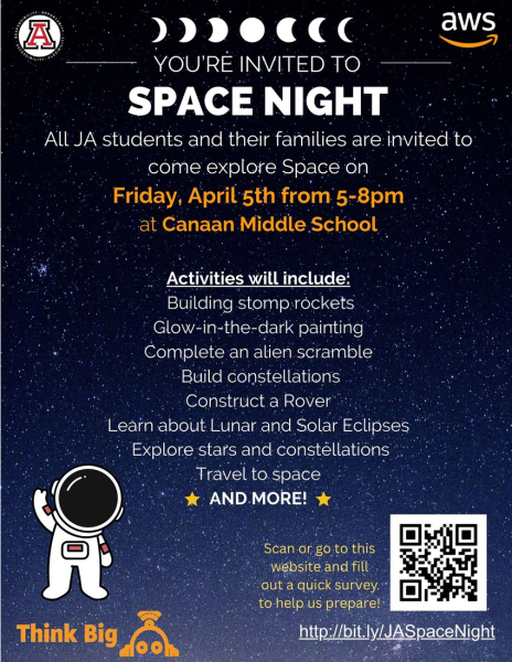 Space Night flyer curtsy of Emily Byers  