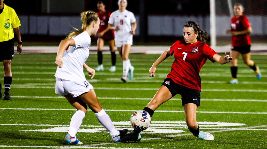 Junior Paola Fiorini kicks the ball helping make a play.

Photo courtesy of https://www.alder.k12.oh.us/o/jahs/page/soccer-girls.