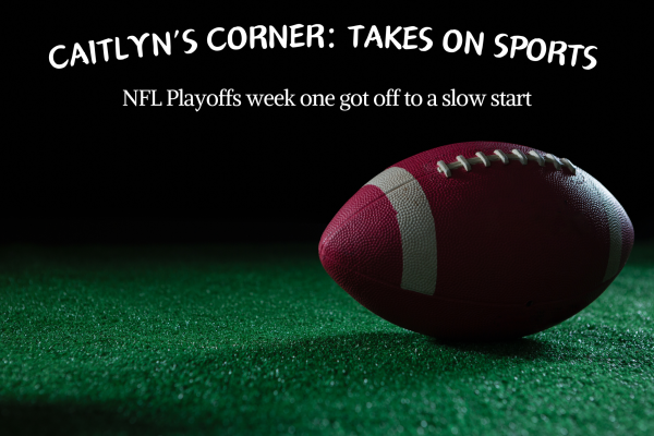 Caitlyn's Corner image for playoffs week one. 