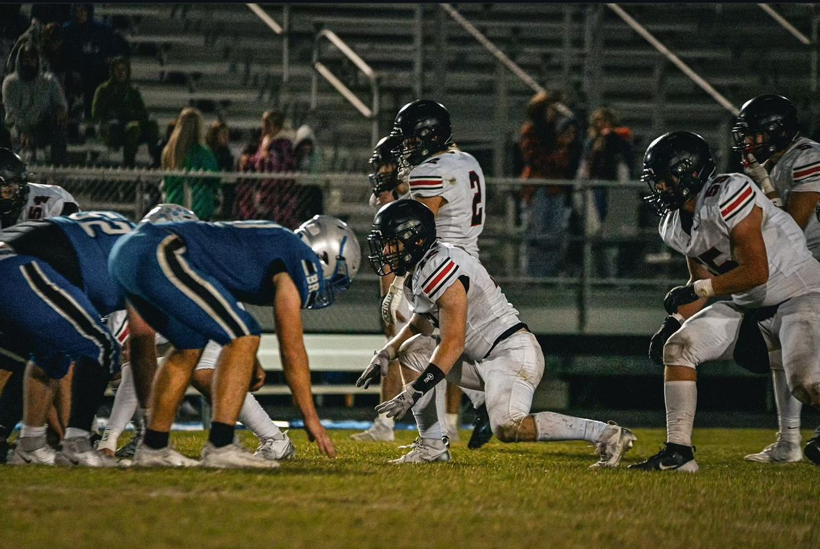 AJ Delong plays football. Photo Courtesy of AJ Delong