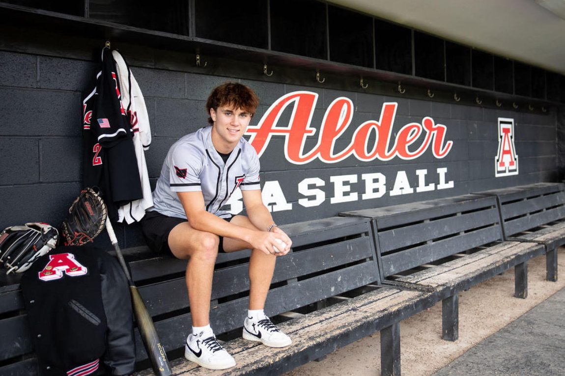 One of Braxton Overmyer's senior photos. Photo courtesy of Overmyer