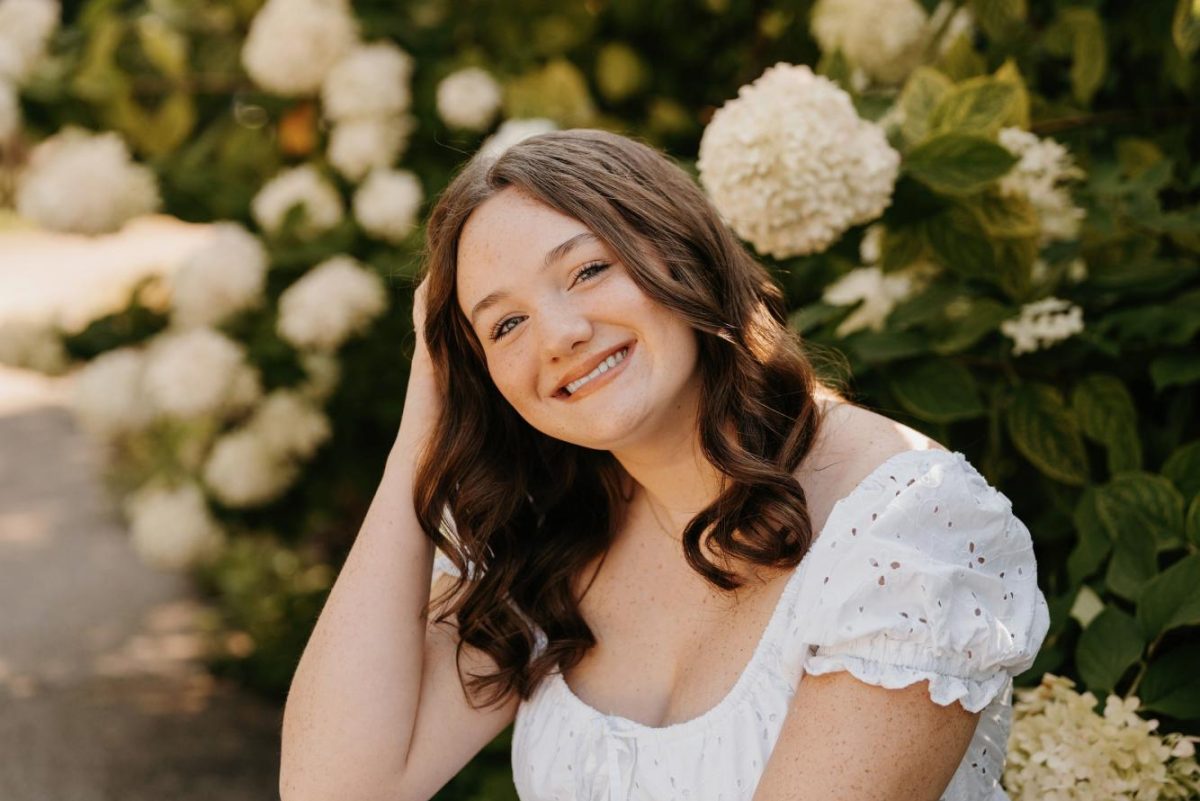 Samantha Pauly posing for her Senior Photos. 

Photo courtesy of Samantha Pauly