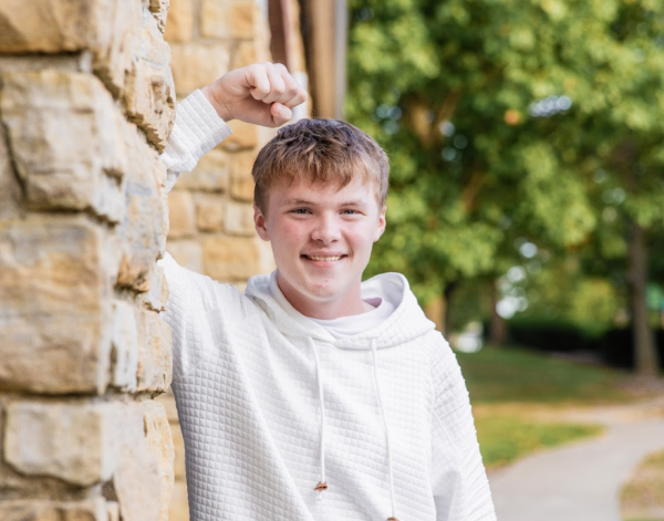 One of Cole Hansen's senior photos.  Photo courtesy of Hansen.