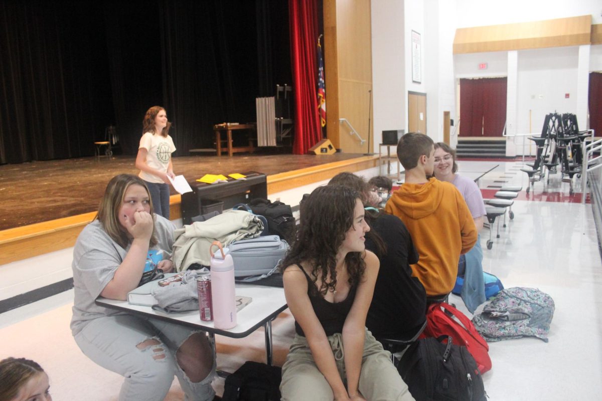 a music and journalism table