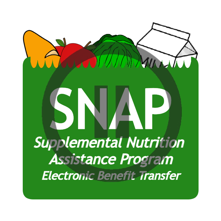 A design by Parker Flowers illustrating the pausing/suspension on SNAP/EBT benefits during the shutdown.