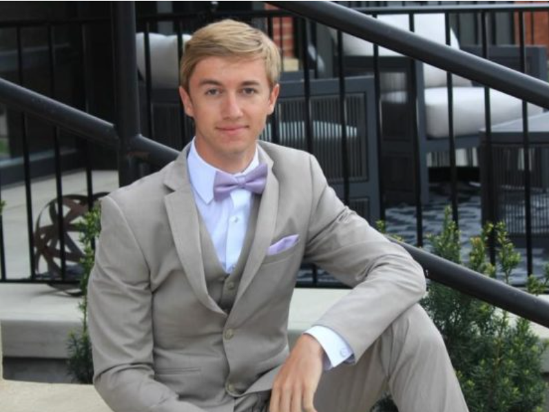 Max Metz in one of his senior photos. Courtesy of Max Metz