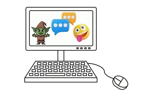 Graphic representing internet trolls, and the way memes can be created out of tragedy.
Graphic by Pioneer Press staff members