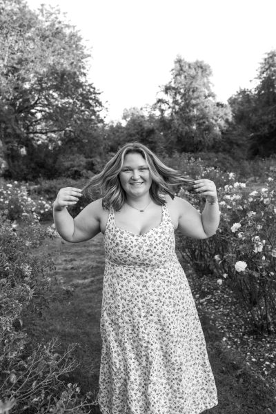 Hailey Neeley poses for her senior photo. Courtesy of Hailey Neeley.